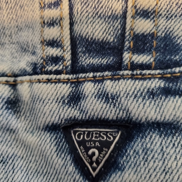 Guess Jean Jacket Unisex Jacket Brand: GUESS Los Angeles Size: L - Picture 9 of 15